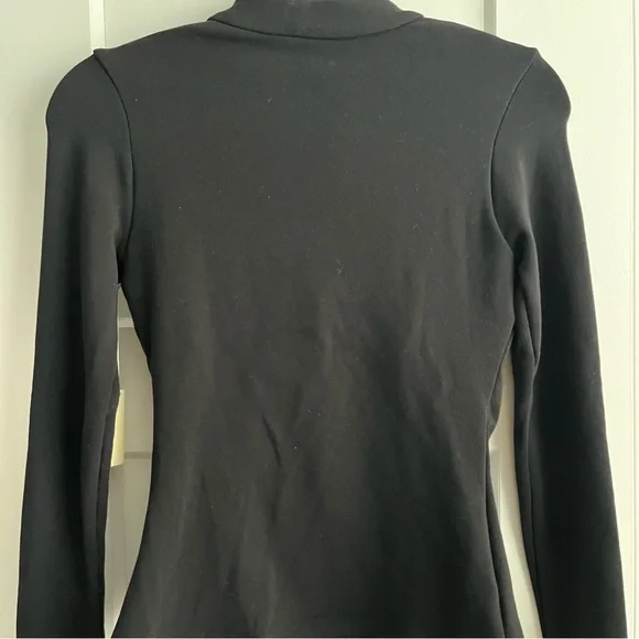 OGL Mandarin Collar Asymmetric Frog Button Brami Top Sz M - Picture 3 of 7